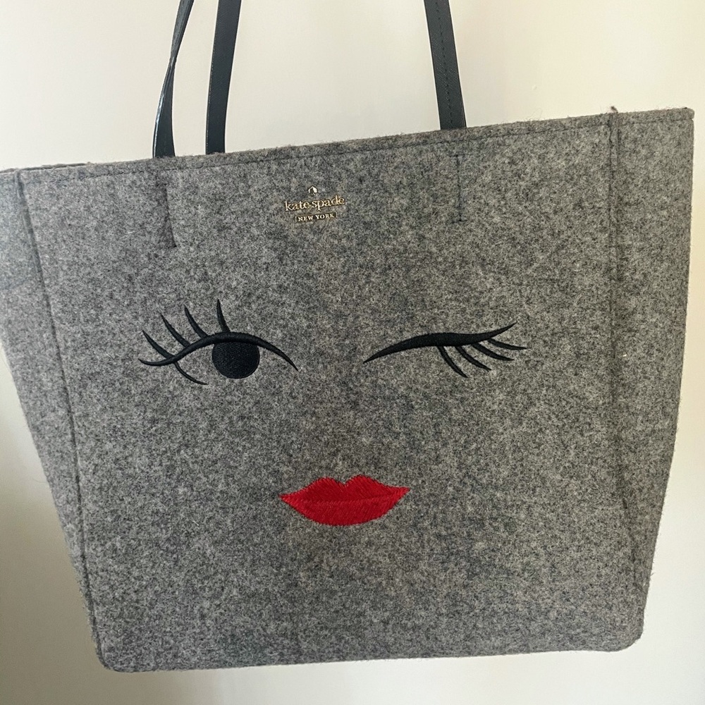 Winking Kate spade tote